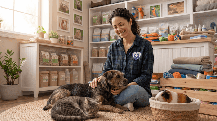 Furever Home animals and shelter supplies supported by donations